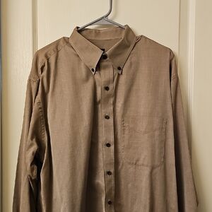 Jos. A. Bank Tan Casual Button Down Shirt